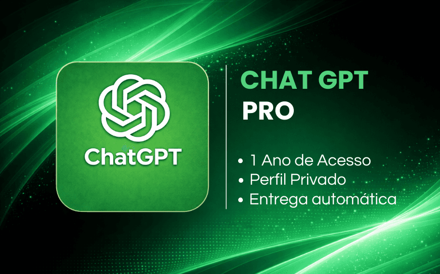 CHAT GPT PRO - 1 ANO - ACESSO PRIVADO