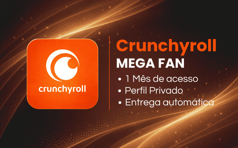 Crunchyroll MEGAFAN - 1 Mês - Perfil Privado