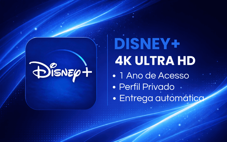 Disney+ UltraHD - 1 Ano - Perfil Privado