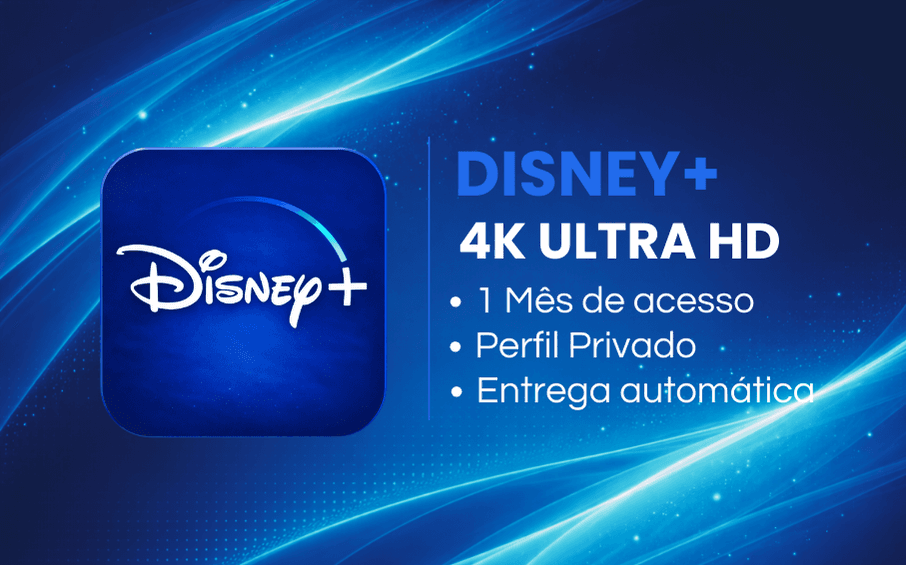 Disney+ UltraHD - 1 Mês - Perfil Privado