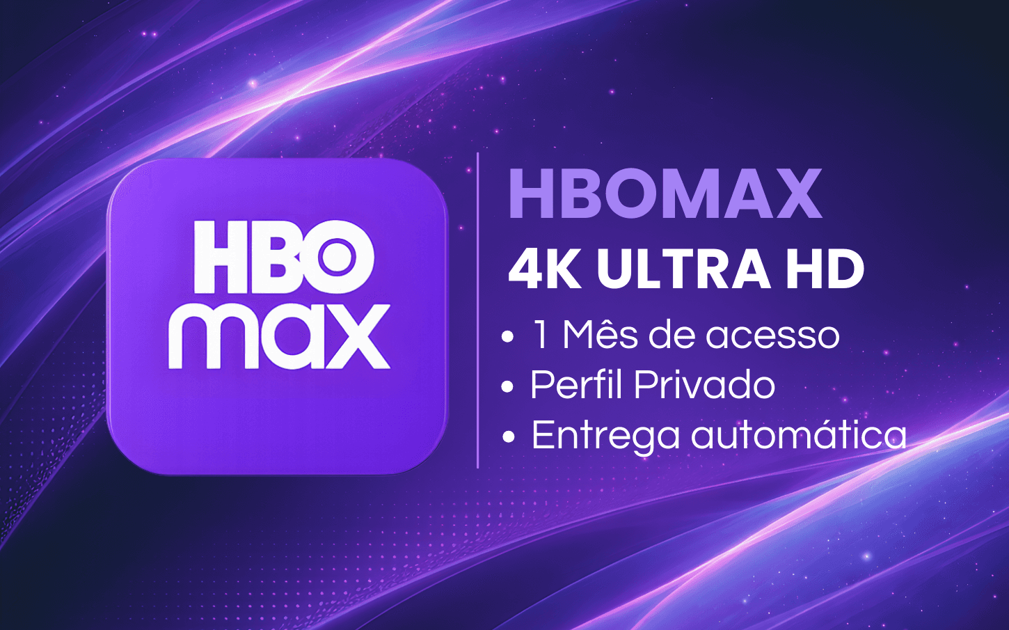 HBOMAX UltraHD - 1Mês - Perfil Privado